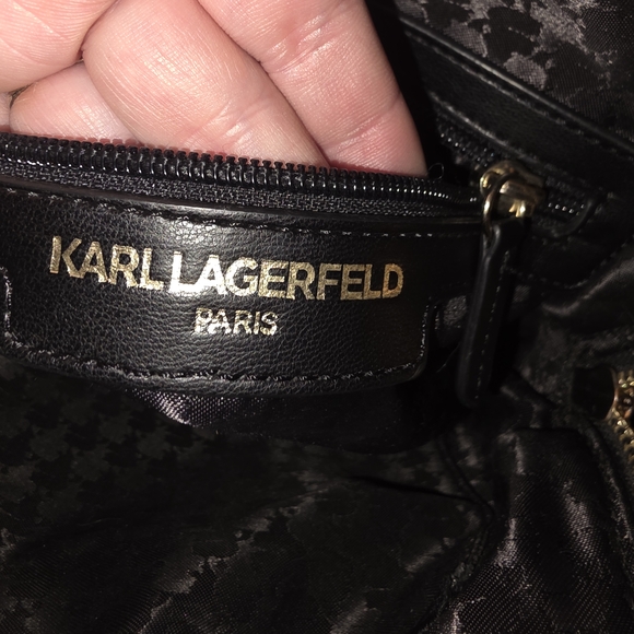Karl Lagerfeld Black Bow Backpack - Picture 7 of 7
